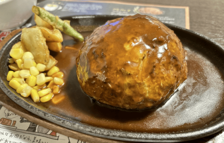 ハンバーグ①_ばくばく亭